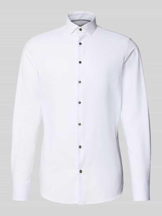 Olymp Level 5 Slim Fit Businesshemd mit Kentkragen in Weiss, Gr&ouml;&szlig;e 41