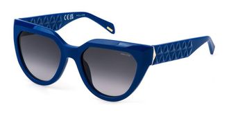 Police SPLN61 PHENOMENON 2 0V15 Womens Sunglasses Blue Size 54