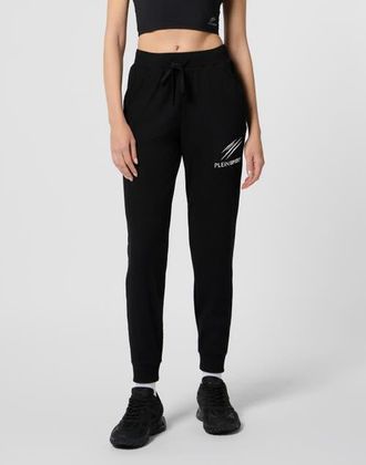 Plein Sport Ribbed Joggers Scratch Women in Black at Nordstrom, Size X-Small/small
