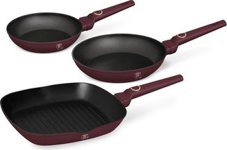 Berlinger Haus Berlinger Haus Juego De 3 Sartenes Antiadherentes, Fabricadas En Aluminio Forjado, Para Cocinas De Inducci&oacute;n. Tama&ntilde;os 20/24/28 Cm, Mango Ergon&oacute;mico, L