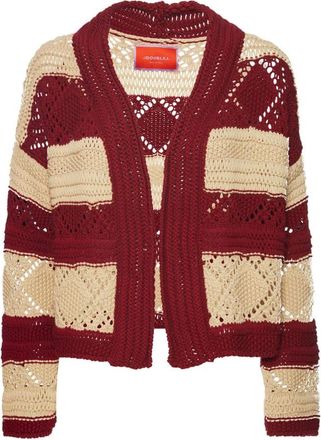 La DoubleJ Zomer Bolero - Dames - Vesten - Beige - L - Katoen - Truien & Vesten