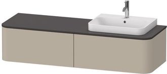 Duravit Happy D.2 Plus Unidad De Lavabo Para Consola De Pared, - Duravit