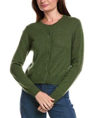 Fort&eacute; Cashmere Cropped Cashmere Sweater