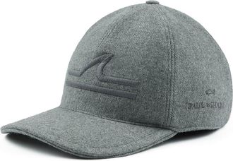 Paul & Shark Wool and cashmere baseball cap, Man, Smoked Pearl, Size: XL