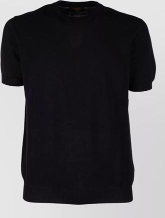 Zanone short sleeve crew neck plain t shirt