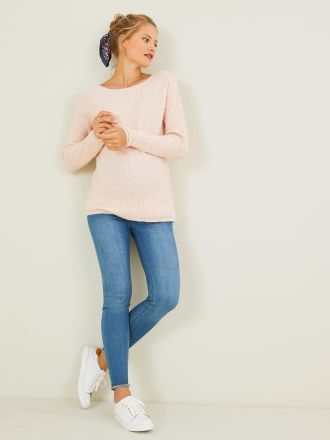 Vertbaudet 7/8 Slim-Fit-Jeans f&uuml;r die Schwangerschaft blue stone