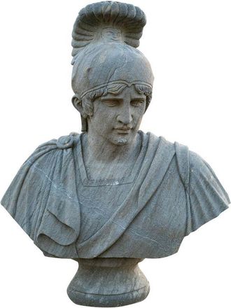 Biscottini International Biscottini - Busto Que Representa A Un Soldado En Piedra