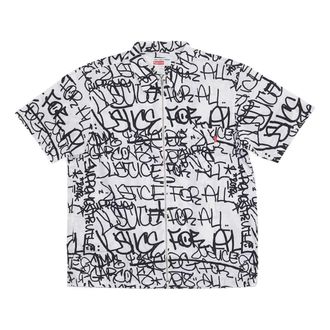 SUPREME FW18 X Comme des Garcons Shirt Graphic Grey SUP-FW18-414