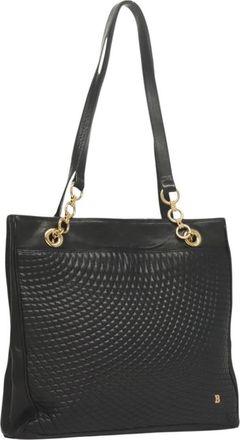 Bally Vintage Tote Bag Leather Leather Tote Bag Bag (Pre-Owned)