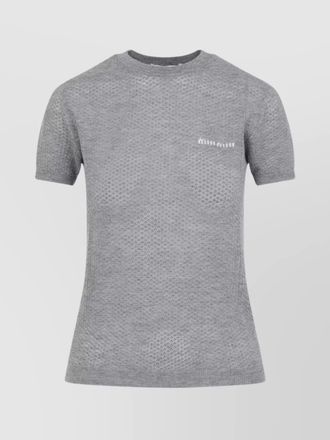 Miu Miu cashmere slim-fit short-sleeve t-shirt
