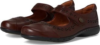 Cobb Hill Perry Womens Flat Shoes Medium Brown Leather : 8.5 B - Medium, Leather/Polyester