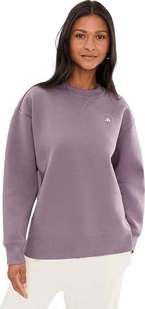 adidas by Stella McCartney By Stella Mccartney Loose Sweatshirt Womens Sweatshirt Legacy Purple : 2XS, Cotton/Polyester