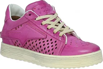 A.S.98 Womens Adrian Leather Sneakers In Fuchsia