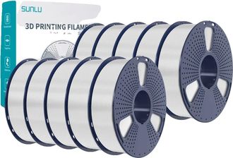 OEM Filamento Para Impresora 3d, Alta Resistencia, Petg, Sin Burbujas, 10 Kg, Blanco
