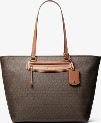 Michael Kors Jet Set Travel Extra-Large Signature Logo Tote Bag