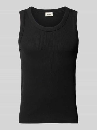 Drykorn Drykorn Tanktop in Ripp-Optik Modell Nathan in Black, Gr&ouml;&szlig;e XXL
