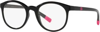 Dolce & Gabbana DX5095501 Round Full Rim Eyeglasses - Black