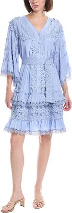Beulah Floral Print Ruffled Mini Dress