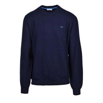 Sun 68 Heren, Truien, Blauw, Maat: 2XL Katoen