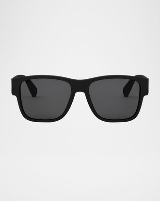 Bulgari Aluminum Geometric Sunglasses