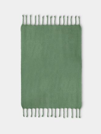 Lena Rewell Handwoven Solid Mohair Throw (71in/1.8m)