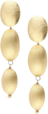 Lott. Gioielli Waterfall of Stones Small - Dames - Oorbellen - Geel - ONE Size - Accessoires