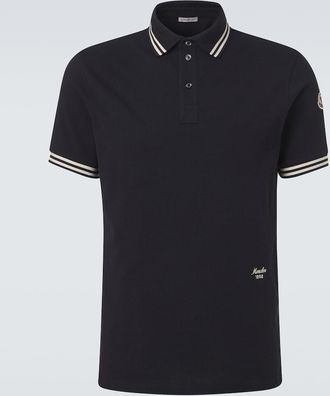 Moncler Cotton pique polo shirt
