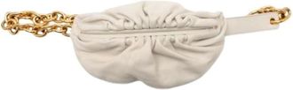 Bottega Veneta Pre-owned Belt Bags, female, White, Size: ONE SIZE Pre-owned Belt Chain Pouch Belt Bag