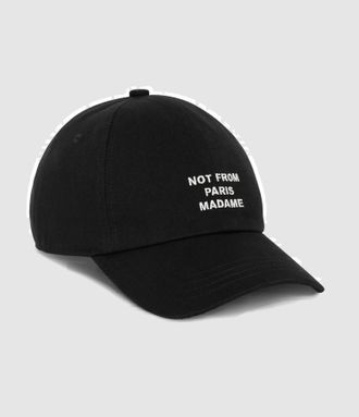 Dr&ocirc;le de Monsieur Casquette Slogan Black