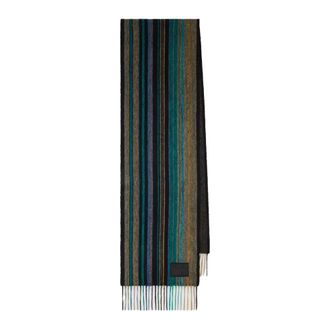 Paul Smith Lamswol Streep Sjaal - Heren - Accessoires - Veelkleurig - Maat: ONE Size Wol