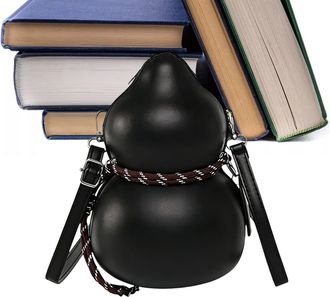 Generic Shoulder Bag Handbag, PU Leather Sling, Vintage Purse with Calabash Design, Sling Bag for School Gym, Womens Handbags & Purses, Travel Work Bags for D