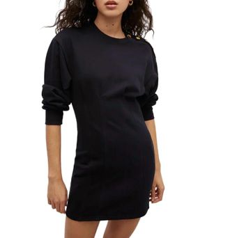 Veronica Beard Womens Dakasha Mini Sweater Dress In Navy