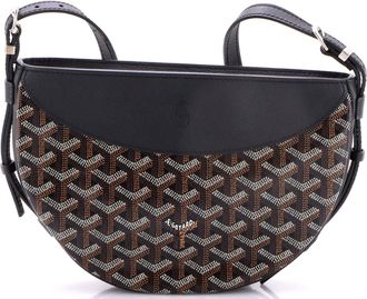 Goyard Hirondelle Shoulder Bag Coated Canvas and Leather