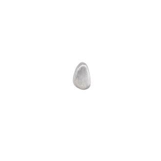 Cortana Ovale oorbel met drukknopsluiting - Dames - Oorbellen - Grijs - ONE Size - Accessoires