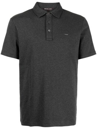 Michael Kors Poloshirt met geborduurd logo - Grijs