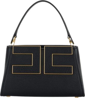 Elisabetta Franchi Handbags - Dames - Handtassen - Zwart - ONE Size - Leer - Tassen