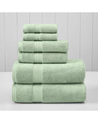 Modern Threads 6Pc Rayon & Cotton-Blend Ultra Soft & Absorbent Towel Set