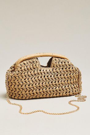 Urban Expression Lani Raffia Clutch