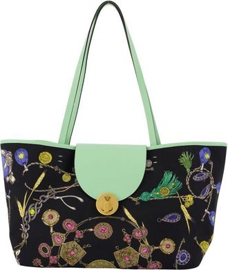 Versace St. Broken Jewels Tote Bag Multicolor