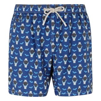 MC2 Saint Barth Beachwear, male, Blue, Size: 2XL Lighting Micro Fantasy Swimshort