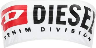Diesel Bandeau Bikini Top - Dames - Bikinis - Wit - XS - Nylon - Badmode