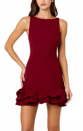 Astr Elexis Dress In Wine