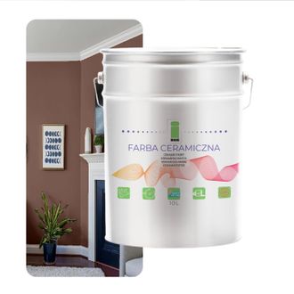 OEM Pintura Cer&aacute;mica Para Paredes, Lavable, Marr&oacute;n, Tierra, 10 L, Fabricante