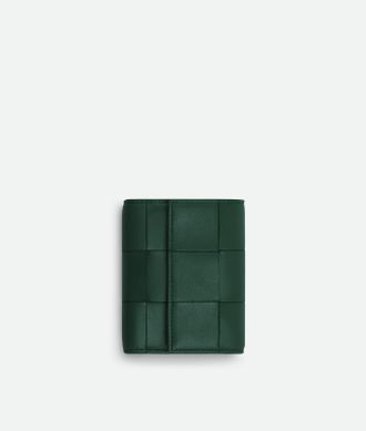 Bottega Veneta Portafoglio Cassette Tri-fold Con Zip - Bottega Veneta