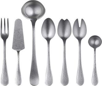 Mepra Epoque Serving Set - 7 Pieces in Pewter Silver at Nordstrom