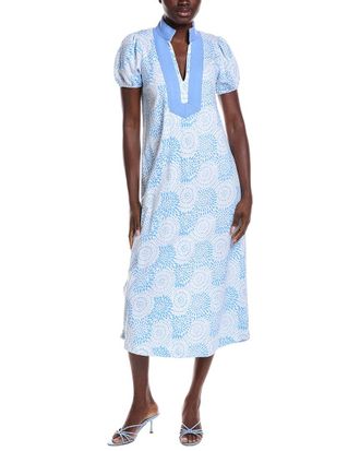 Sail to Sable Short Sleeve Maxi Tunic