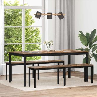 vidaXL Vidaxl Tavoli Da Pranzo 2 Pz 180 X 90 X 75 Cm Legno