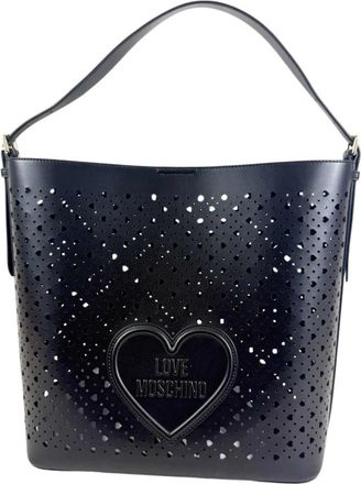 Love Moschino Traforato Sacca - Dames - Shoppers - Zwart - ONE Size - Tassen