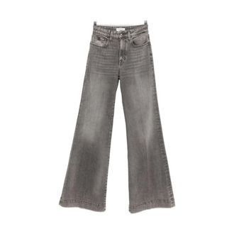 Jacob Cohen Vaqueros Wide Leg Jackie - Jeans - Mujer - Gris - W28