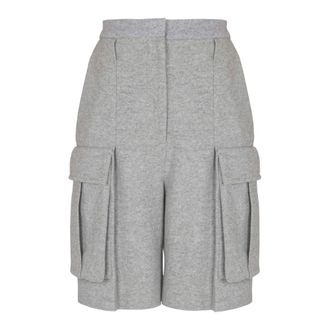 Balmain Mujer, Pantalones cortos, Gris, Talla: M